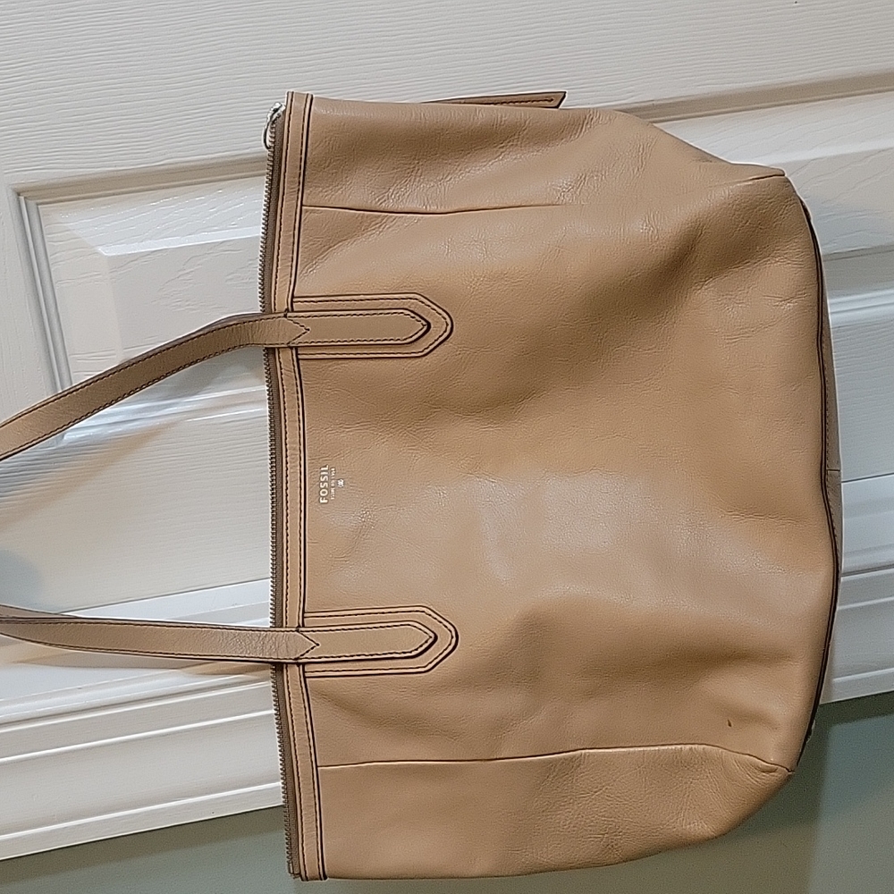 Fossil Taupe Sydney Shopper